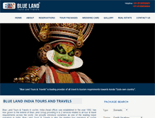 Tablet Screenshot of bluelandindia.com